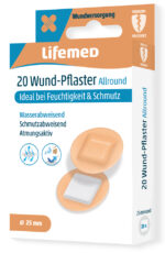 Lifemed Wondpleister Allround, rond, huidkleurig