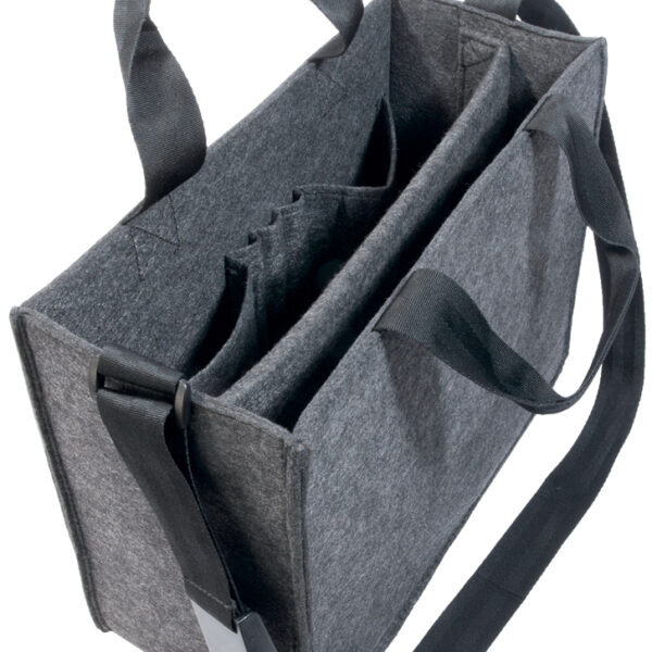 Sigel Vilten Businesstas Desk Sharing Bag Classic M, grijs