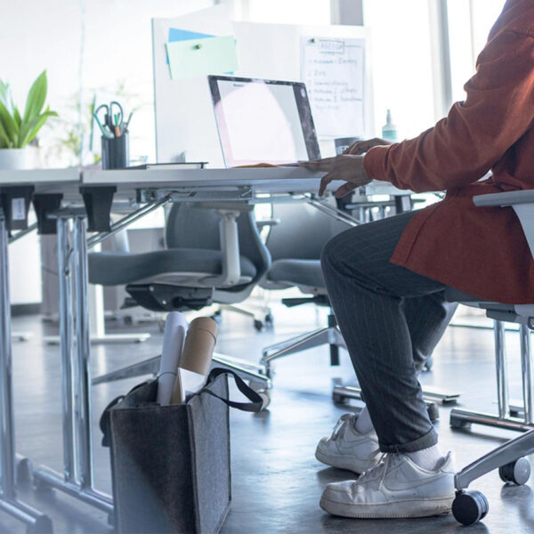 Sigel Vilten Businesstas Desk Sharing Bag Classic M, grijs