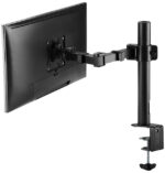 LogiLink Monitorarm, armlengte: 380 mm, zwart