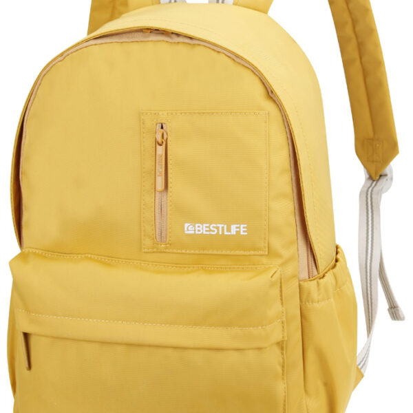 BESTLIFE School Rugzak COL-RAINBOW, geel