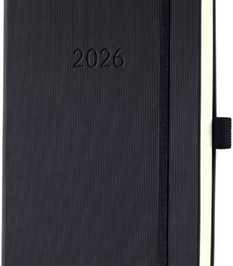 Sigel Conceptum agenda 2026, zwart, circa A5-formaat