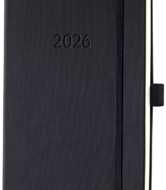 Sigel Conceptum agenda 2026, zwart, circa A5-formaat