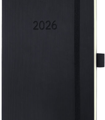 Sigel Conceptum agenda 2026, zwart, circa A5-formaat