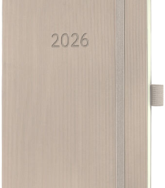 Sigel Conceptum agenda 2026, A5 formaat, taupe