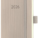 Sigel Zakagenda Conceptum 2026, ca. A6-formaat, taupe