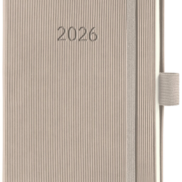 Sigel Zakagenda Conceptum 2026, ca. A6-formaat, taupe