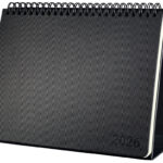 Sigel bureaukalender Conceptum 2026, ca. A5 liggend, zwart