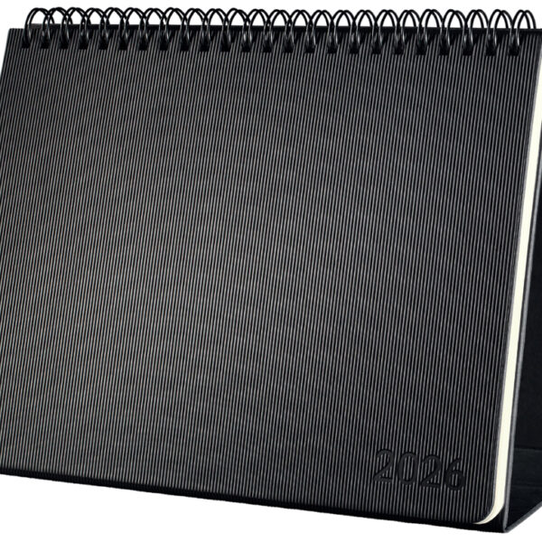 Sigel bureaukalender Conceptum 2026, ca. A5 liggend, zwart