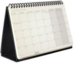 Sigel bureaukalender Conceptum 2026, ca. A5 liggend, zwart