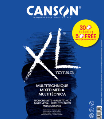 CANSON studieblok XL MIXED MEDIA Textured actie, DIN A4