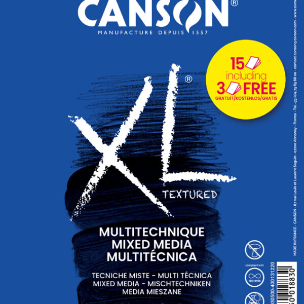 CANSON studieblok XL MIXED MEDIA Textured actie, DIN A5