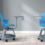 Bi-Office Active 360+R Seminarstoel, lichtblauw