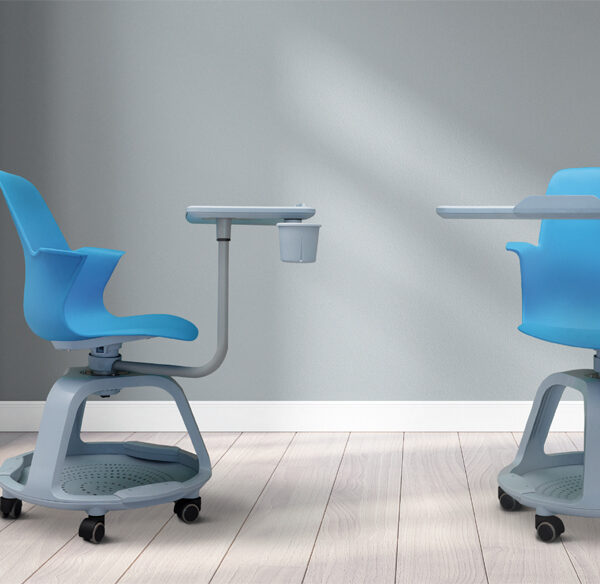 Bi-Office Active 360+R Seminarstoel, lichtblauw