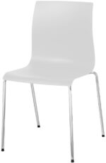 PAPERFLOW Bezoekersstoel ARKO, set van 2, wit