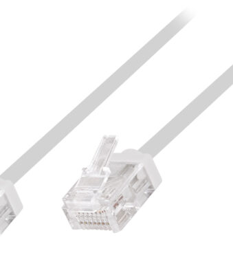 LogiLink Slim High-Flex netwerkkabel, Cat. 6A, U/UTP, 0,15 m