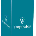 PAPERFLOW Inzamelbak voor gescheiden afval van lampen, zwart