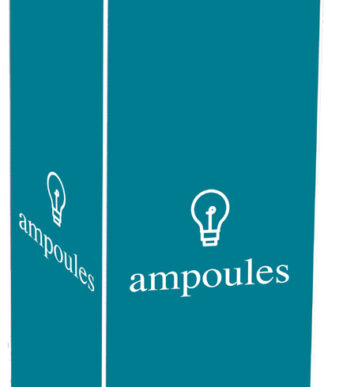 PAPERFLOW Inzamelbak voor gescheiden afval van lampen, zwart