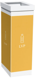 PAPERFLOW Afvalscheidingsbak voor lichte verpakkingen, wit