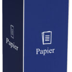 PAPERFLOW Afvalbak voor papier, wit, 60 liter