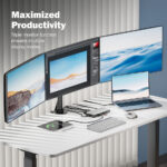 DIGITUS Docking Station, USB-C, 11-poorts, grijs/zwart