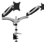 DIGITUS Dubbele monitor arm voor LCD/LED-schermen, met klemvoet