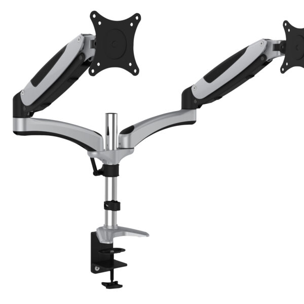 DIGITUS Dubbele monitor arm voor LCD/LED-schermen, met klemvoet