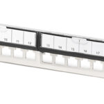 DIGITUS 19" Modulair Patchpaneel, 1 HE, 24-Poorts, zilver