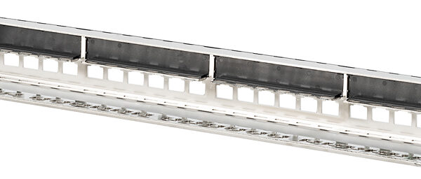 DIGITUS 19" Modulair Patchpaneel, 1 HE, 24-Poorts, zilver