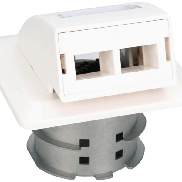 DIGITUS FTTH glasvezel inbouw wandcontactdoos, wit