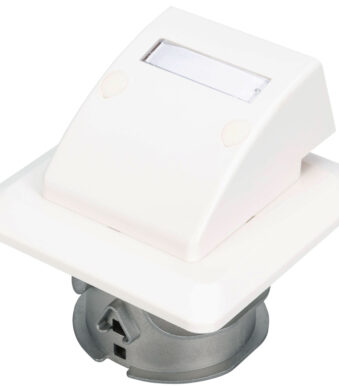DIGITUS FTTH glasvezel inbouw wandcontactdoos, wit