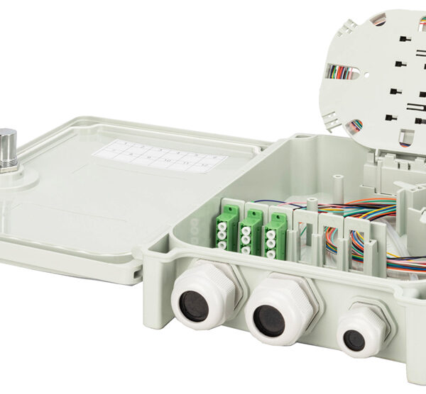 DIGITUS FTTH/FTTB aansluitbehuizing, 12x LC/APC, compleet uitgerust