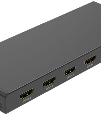 DIGITUS 8K HDMI Switch, 4x1, zwart