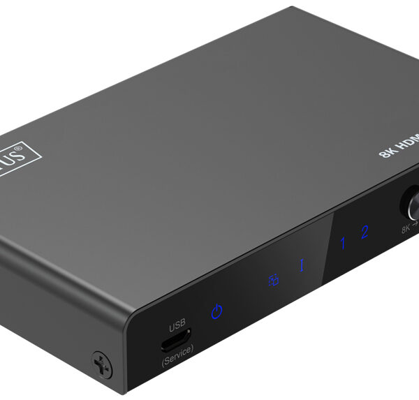 DIGITUS 8K HDMI Splitter, 1x2, zwart