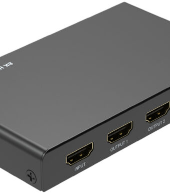 DIGITUS 8K HDMI Splitter, 1x2, zwart