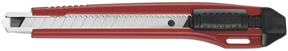 WESTCOTT Premium cutter, mesje: 9 mm, rood/zwart