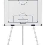 Bi-Office mobiel flipchart Kyoto met voetbalveld, 900 x 600 mm