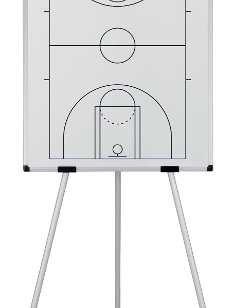 Bi-Office mobiel whiteboard Kyoto, basketbalveld, 90 x 60 cm