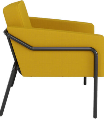 PAPERFLOW Outdoor bezoekersstoel MEDSO KLASSIK L, geel