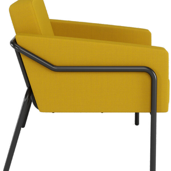 PAPERFLOW Outdoor bezoekersstoel MEDSO KLASSIK L, geel