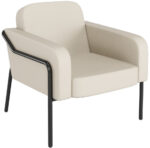 PAPERFLOW Bezoekersstoel MEDSO ROND L, kunstleder