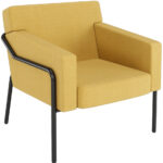 PAPERFLOW Bezoekersstoel MEDSO T L, stof, geel