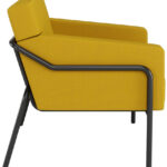 PAPERFLOW Outdoor bezoekersstoel MEDSO T L, geel