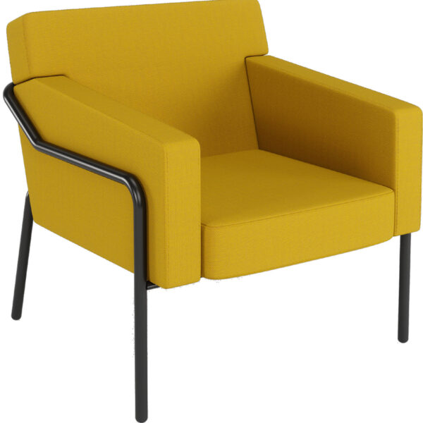 PAPERFLOW Outdoor bezoekersstoel MEDSO T L, geel