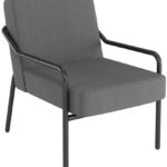PAPERFLOW Bezoekersstoel MEDSO KLASSIK M, stof, antraciet