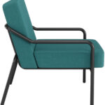 PAPERFLOW Bezoekersstoel MEDSO KLASSIK M, stof, blauw