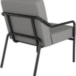 PAPERFLOW Bezoekersstoel MEDSO KLASSIK M, kunstleder, grijs