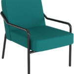 PAPERFLOW Outdoor bezoekersstoel MEDSO KLASSIK M, blauw