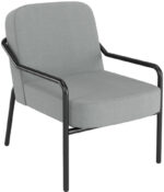 PAPERFLOW Ronde bezoekersstoel MEDSO M, stof, grijs