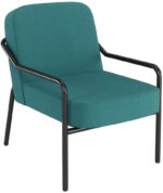 PAPERFLOW Bezoekersstoel MEDSO ROND M, stof, blauw